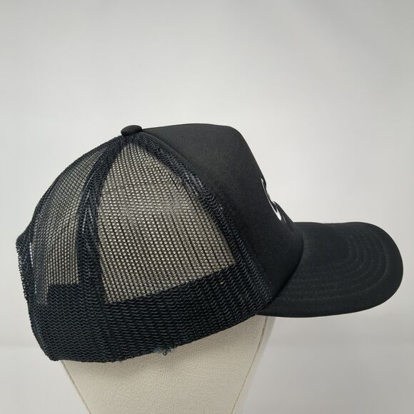 Oregon Snapback Frame Trucker Hat Black One Size Mesh Back AS Colour - Picture 4 of 8